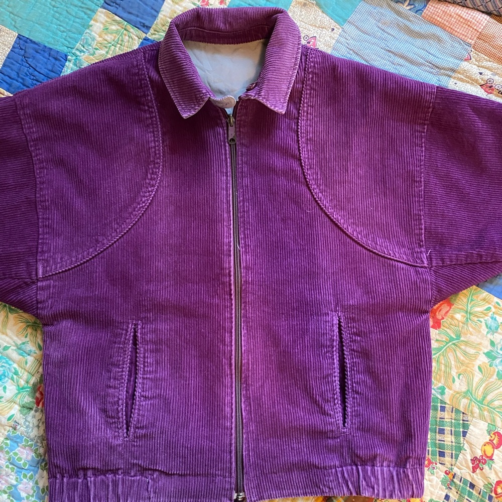 Purple Corduroy Jacket